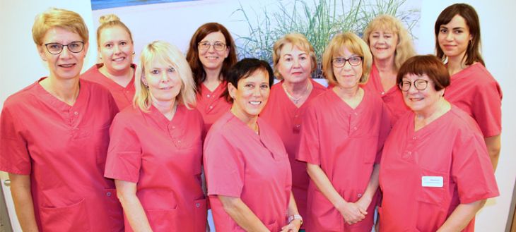 Gruppenbild Hebammen des Klinikums