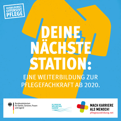 Deine nächste Station - Ausbildung in der Pflege - Mach Karriere als Mensch