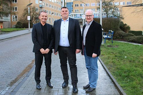 Gruppenfoto Reinhold Keil, Carsten Feist und Klaus-Peter Schaps