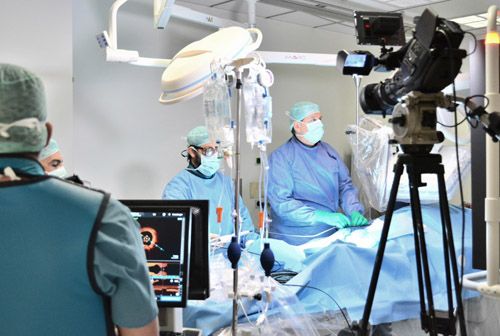 Live-Schaltung Stent-Implantation II