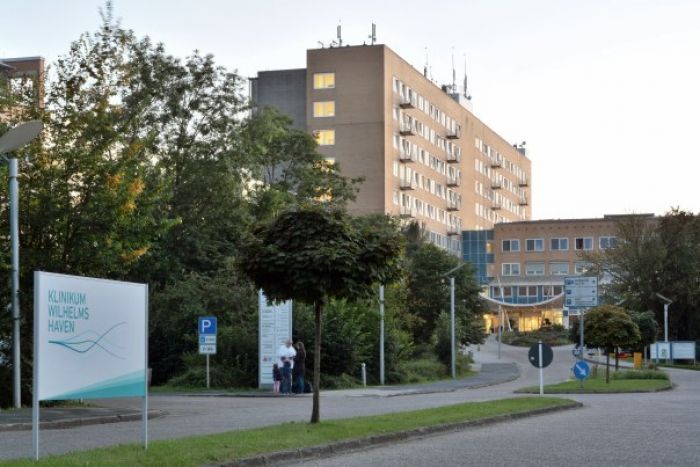Einfahrt Klinikum Wilhelmshaven